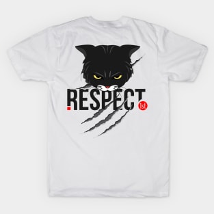 Angry Cat | Respect Cat T-Shirt